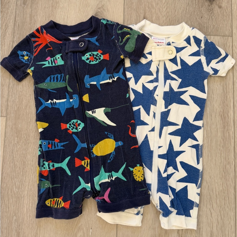 Hannah Andersson Shortie Zippies - 0-3 months